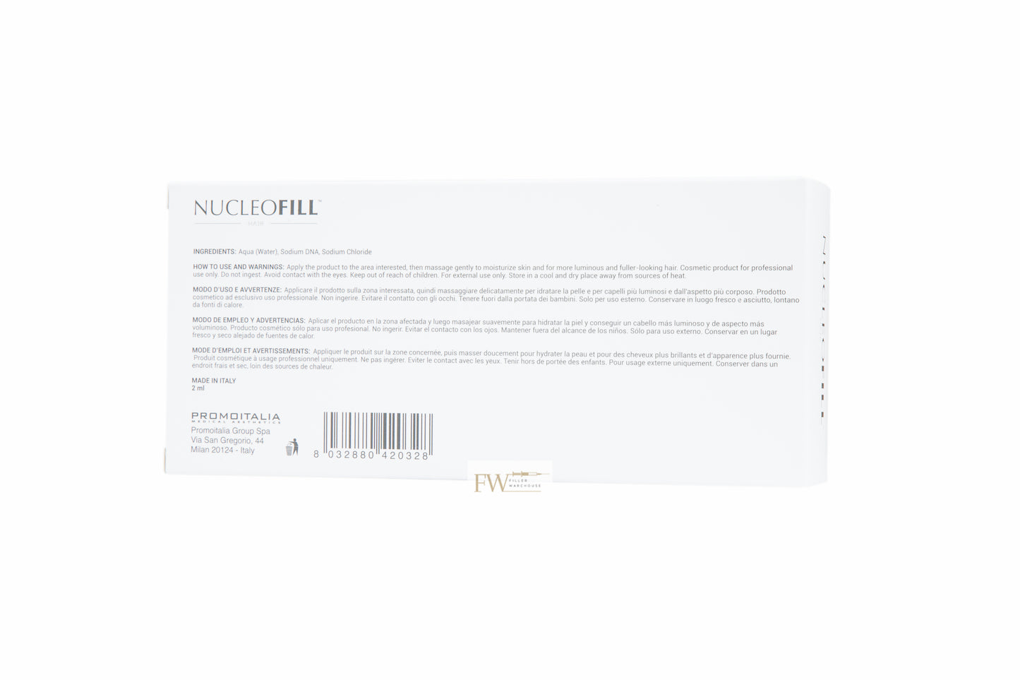 Nucleofill Medium Plus Skin ( HAIR ) Booster CE
