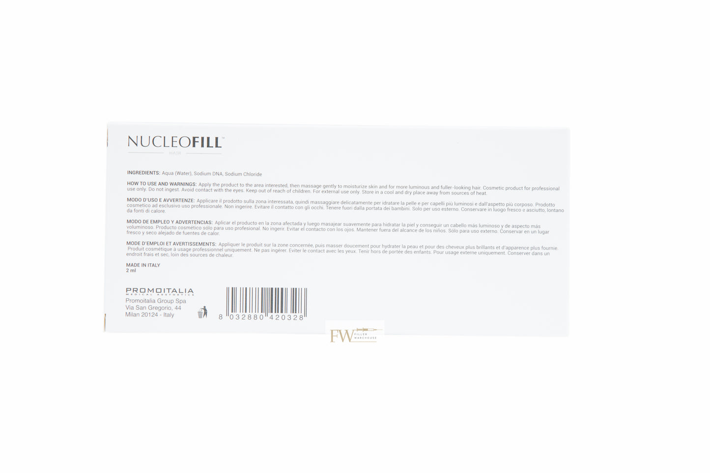 Nucleofill Medium Plus Skin ( HAIR ) Booster CE
