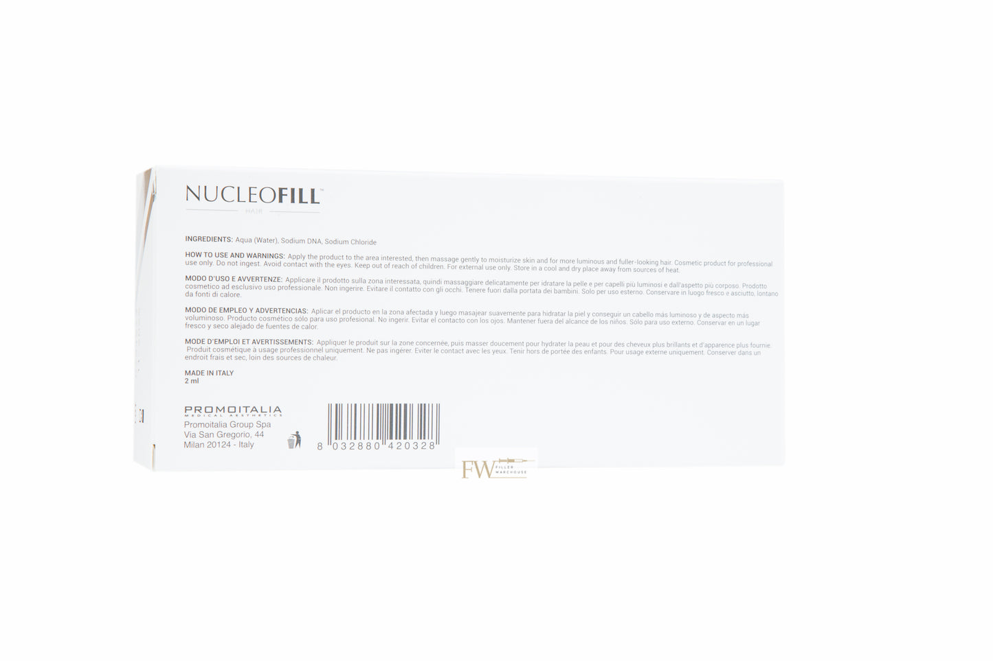 Nucleofill Medium Plus Skin ( HAIR ) Booster CE