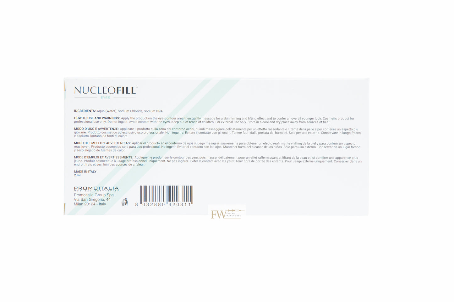 Nucleofill Soft Plus ( Eyes ) Skin Booster ( CE )