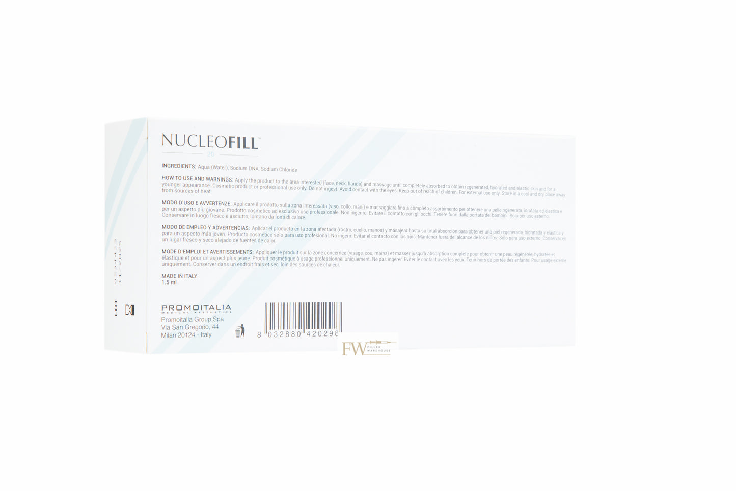 Nucleofill Medium (20) Skin Booster CE