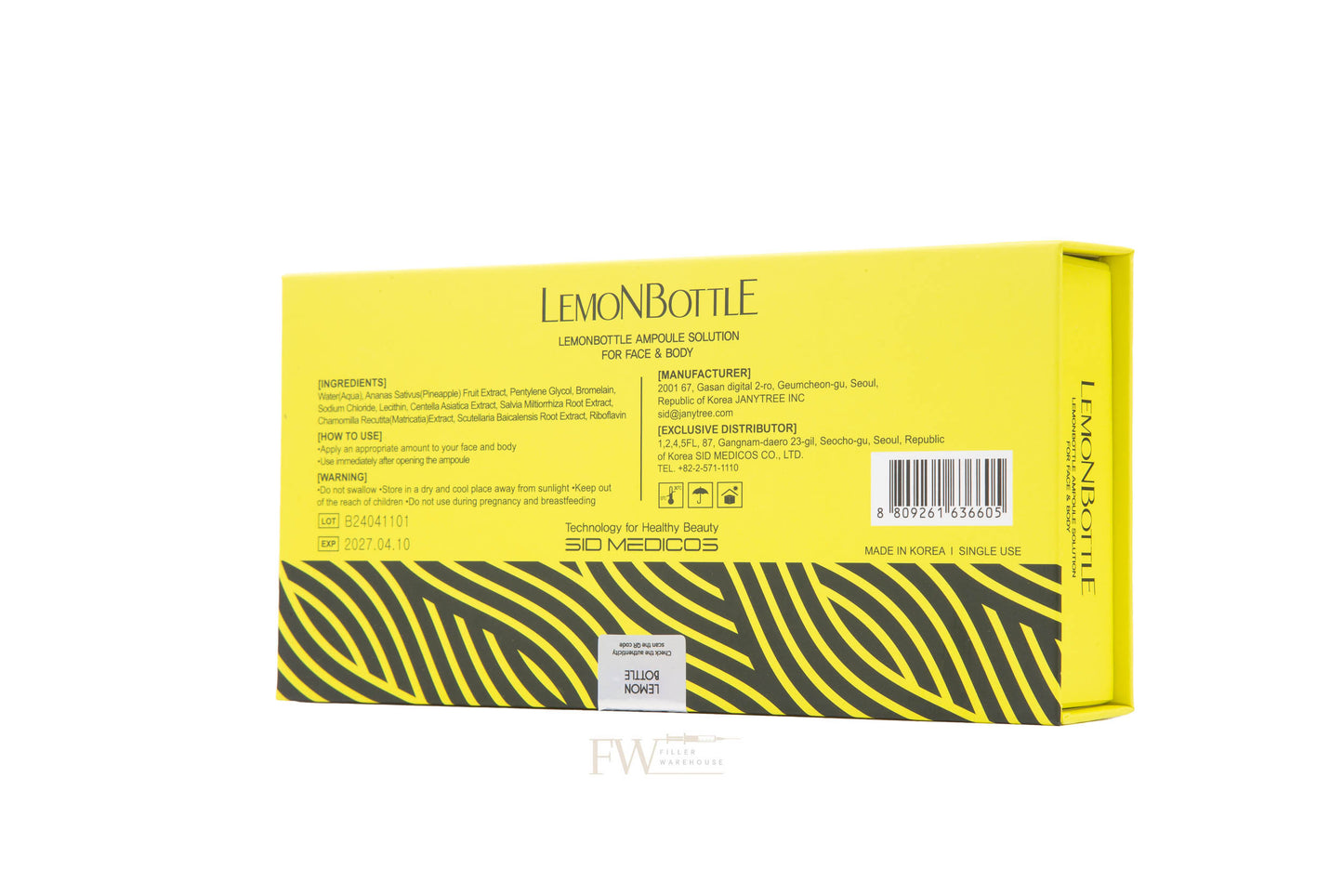 Box of 5 x Lemon Bottles 10ml