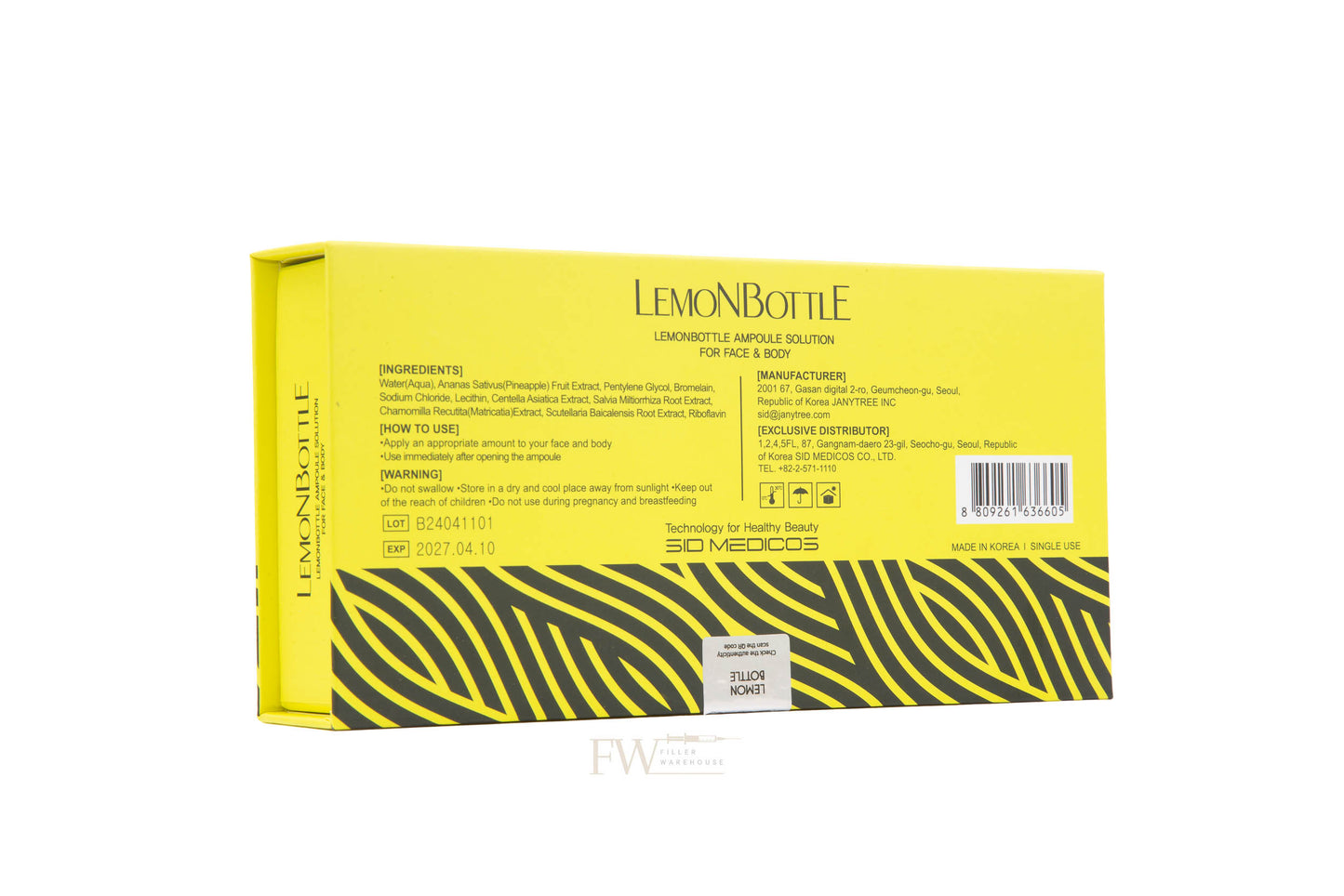 Box of 5 x Lemon Bottles 10ml