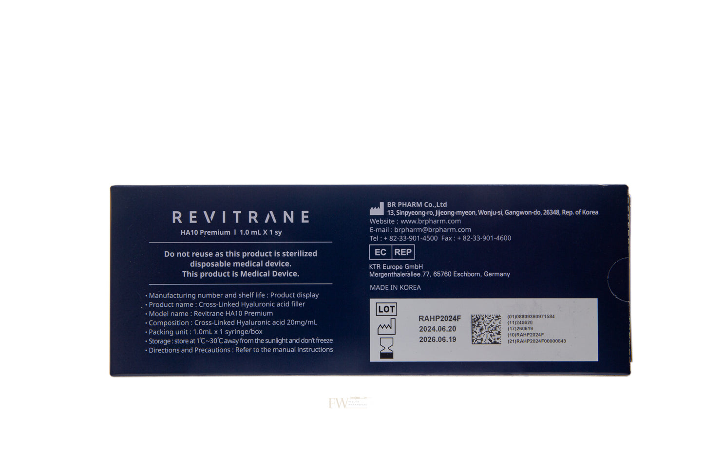 Revitrane HA10 Premium Dermal Filler
