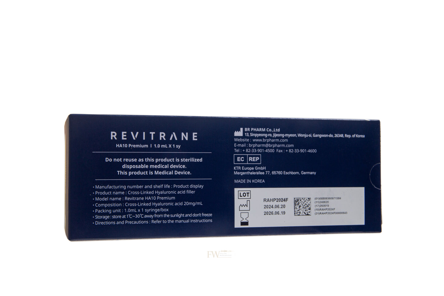 Revitrane HA10 Premium Dermal Filler