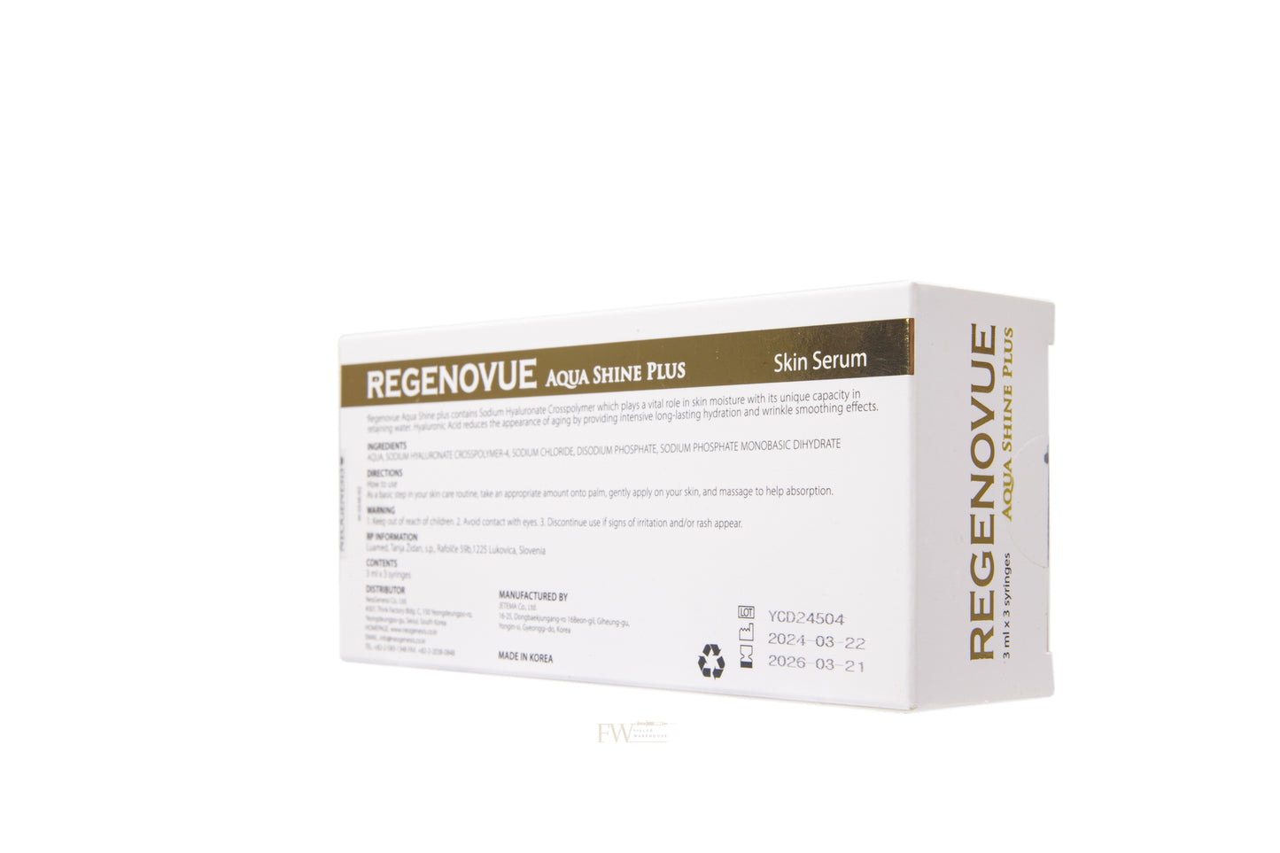 Regenovue Aqua Shine Plus 3 x 3ml