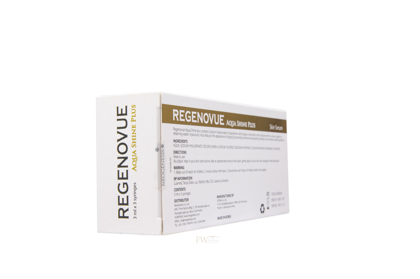 Regenovue Aqua Shine Plus 3 x 3ml
