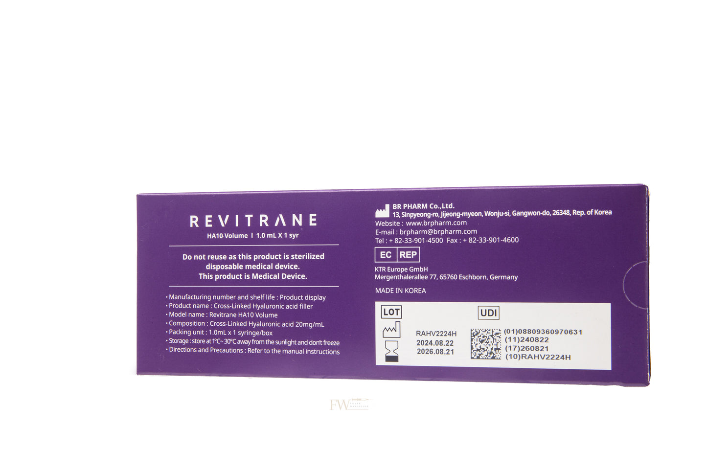 Revitrane HA10 Volume Dermal Filler