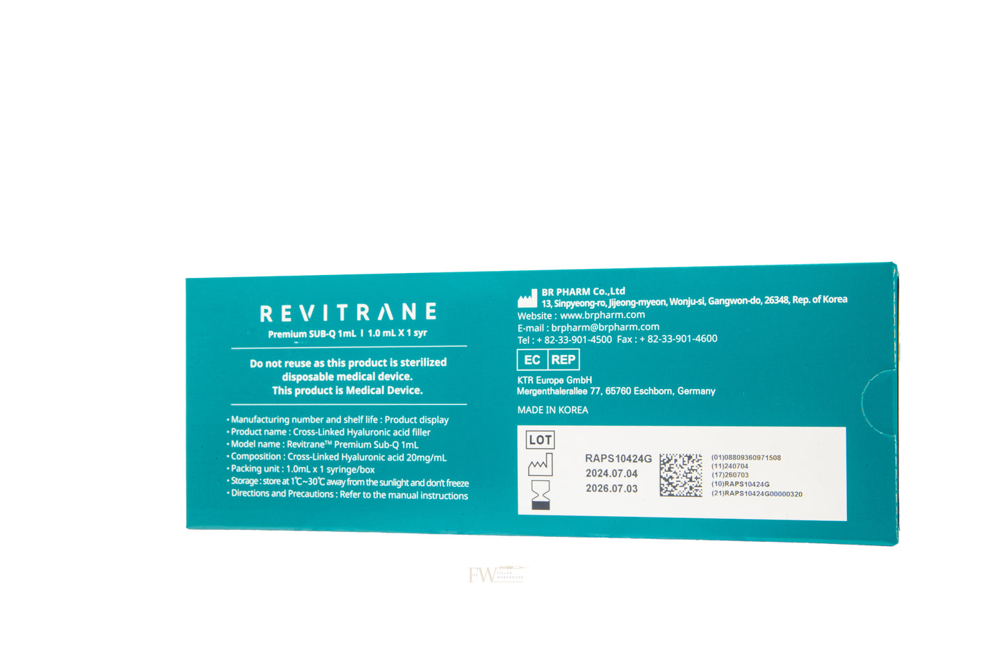 Revitrane Premium Sub-Q Dermal Filler