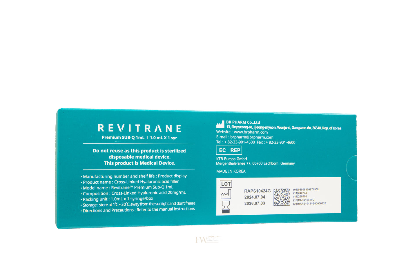 Revitrane Premium Sub-Q Dermal Filler
