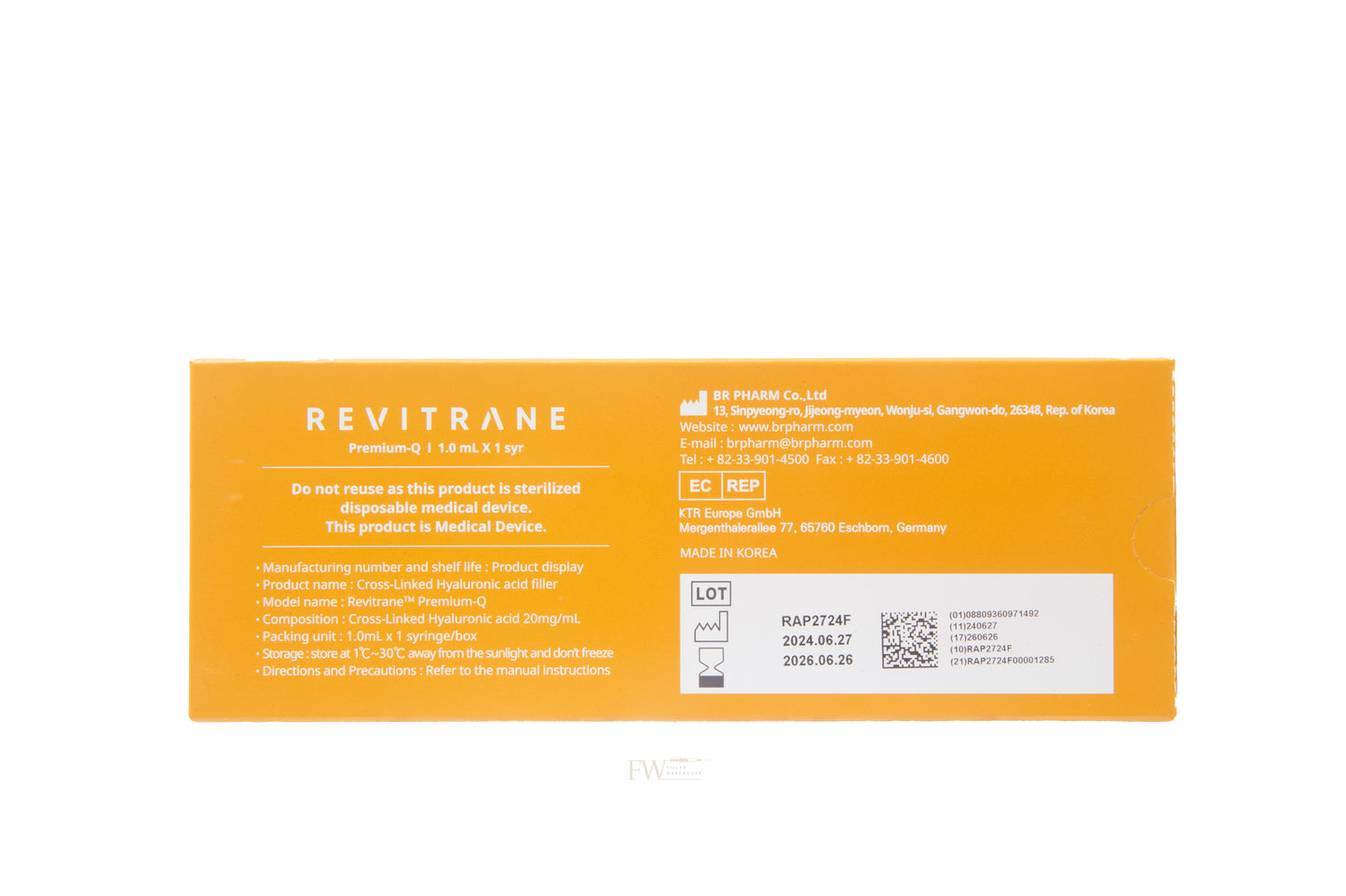 Revitrane Premium-Q Dermal Filler