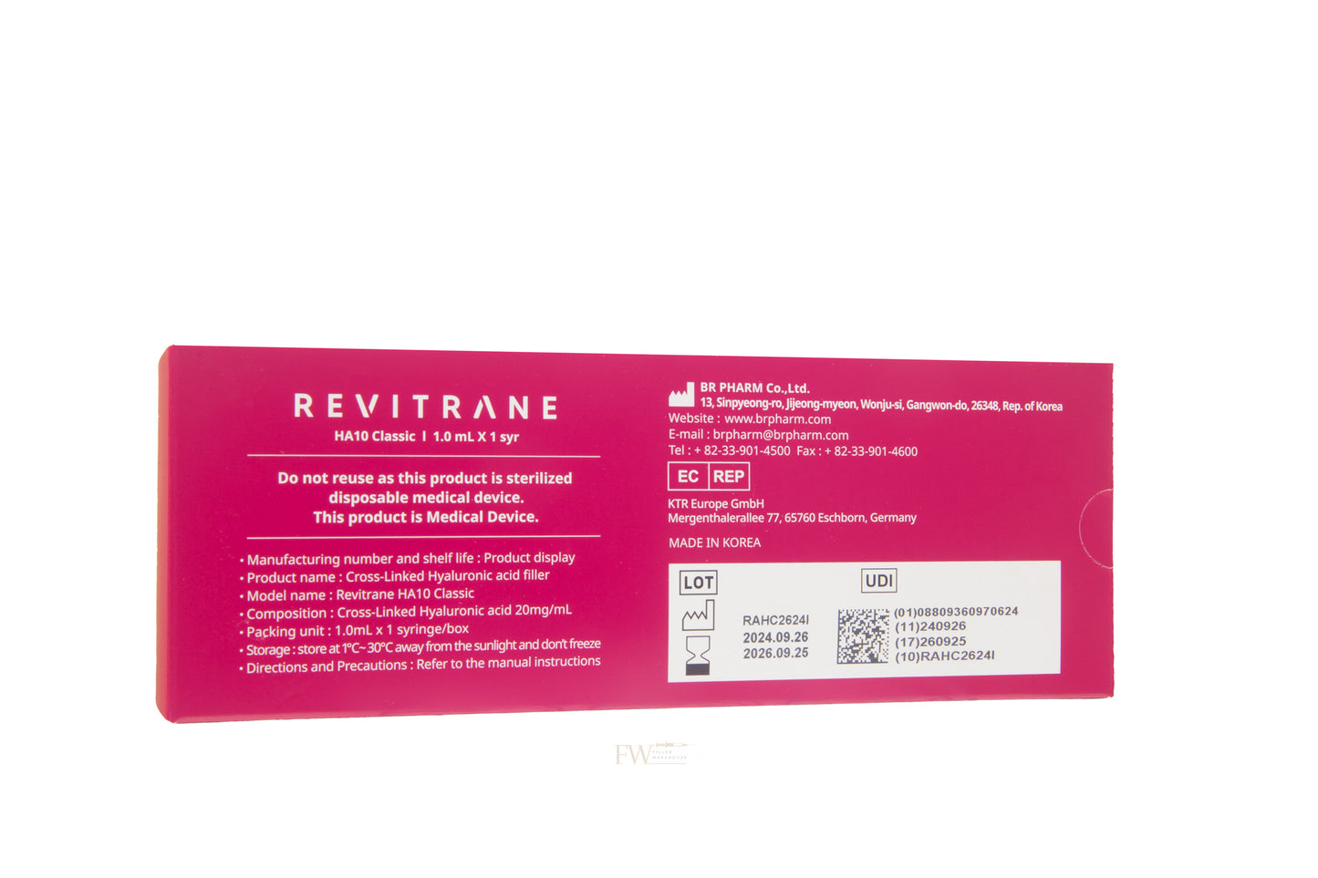 Revitrane HA10 Classic Dermal Filler