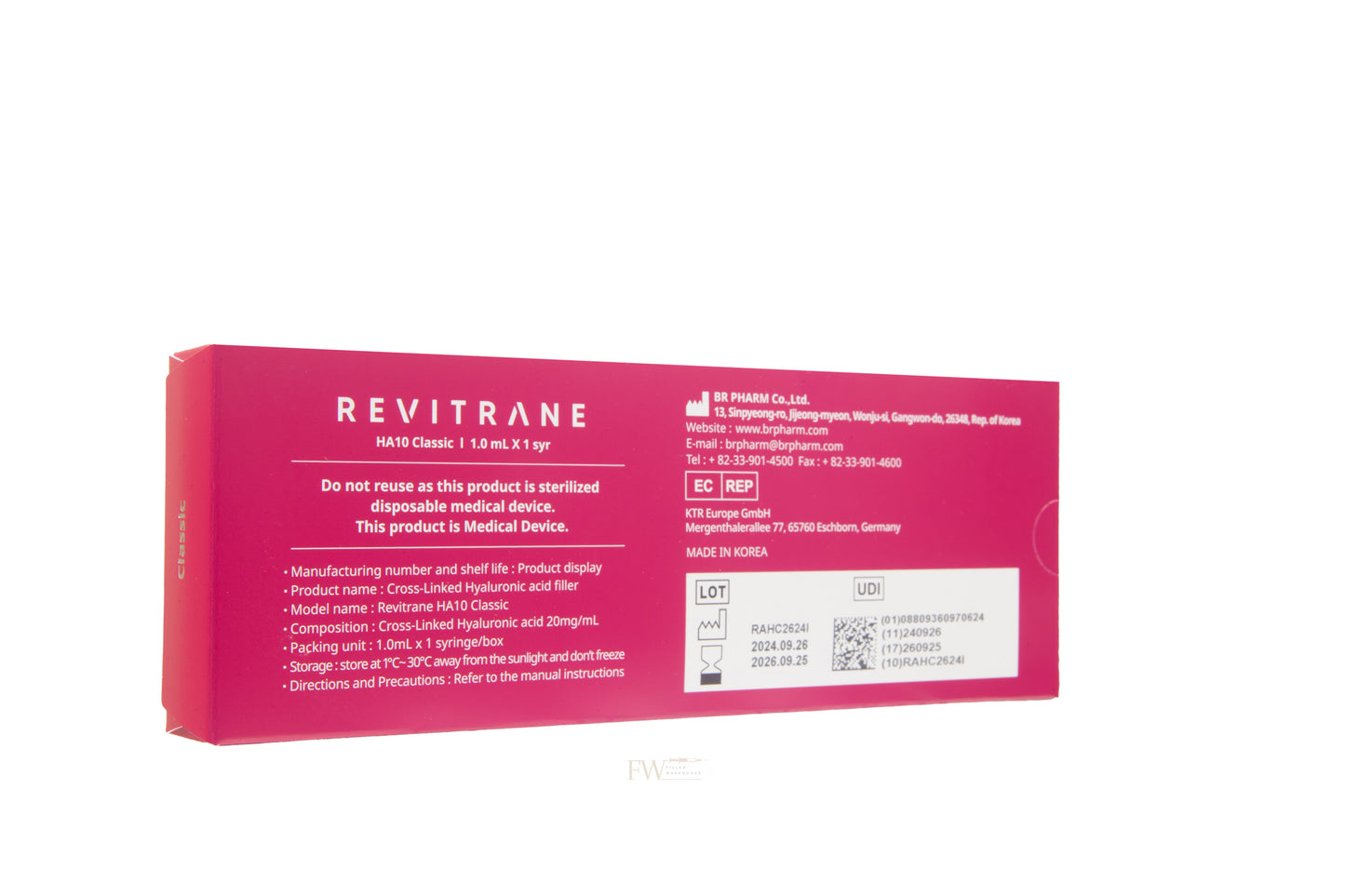 Revitrane HA10 Classic Dermal Filler