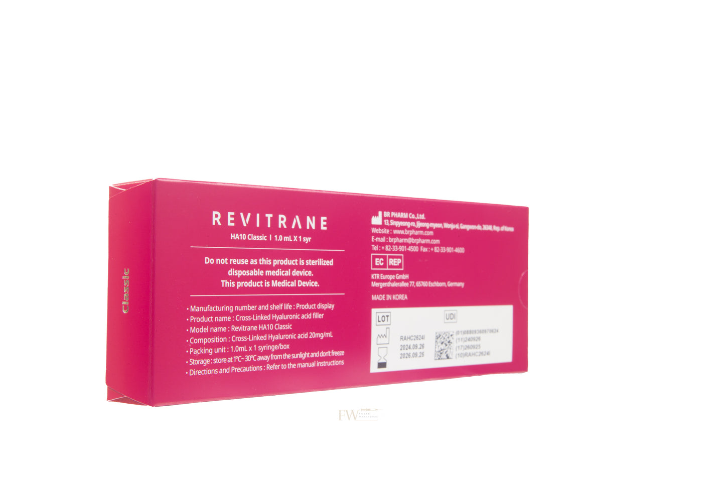 Revitrane HA10 Classic Dermal Filler