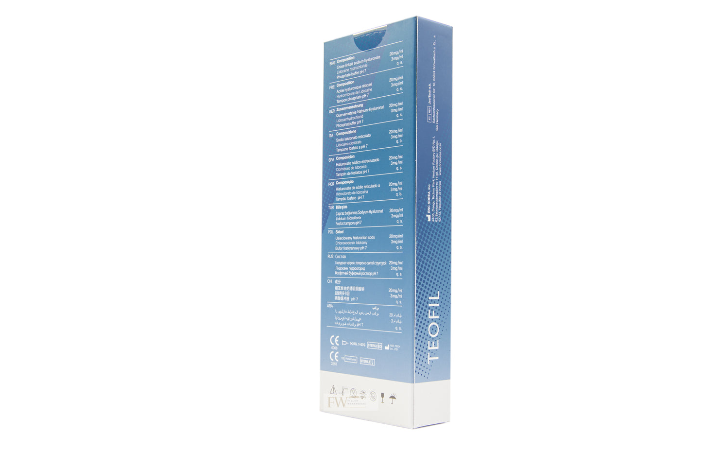 10 x Teofil Sub-Q CE Dermal Filler