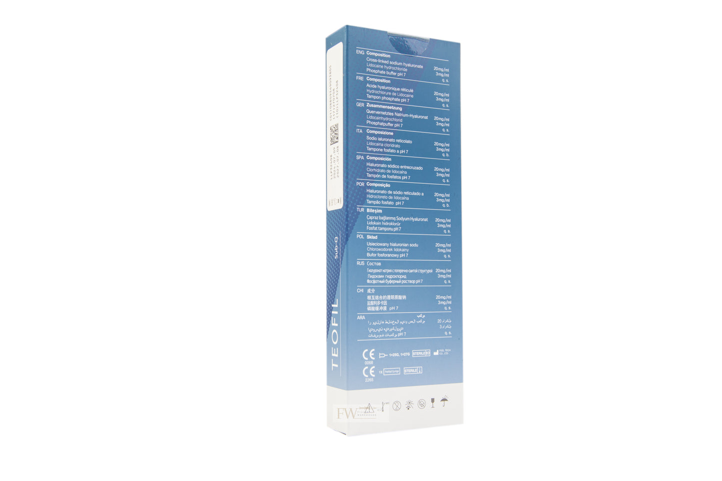 10 x Teofil Sub-Q CE Dermal Filler