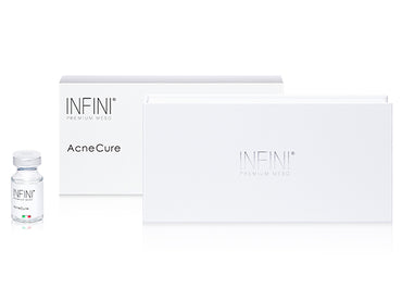 INFINI AcneCure product packaging on a white background