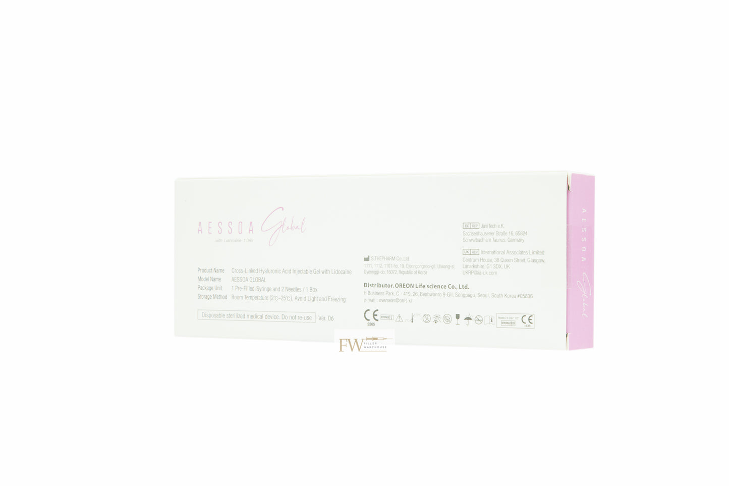 AESSOA GLOBAL LIDOCAINE Dermal Filler