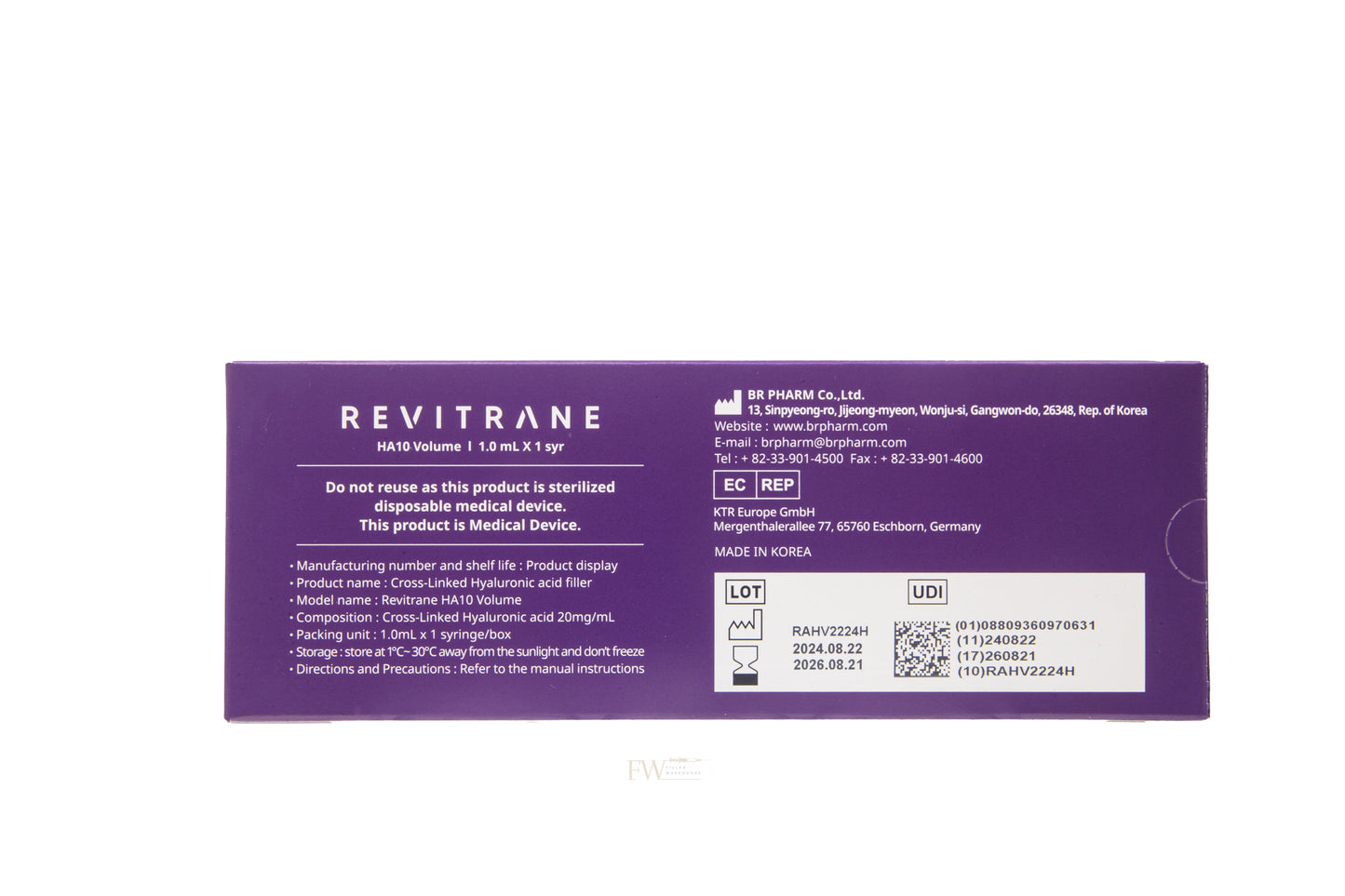 Revitrane HA10 Volume Dermal Filler