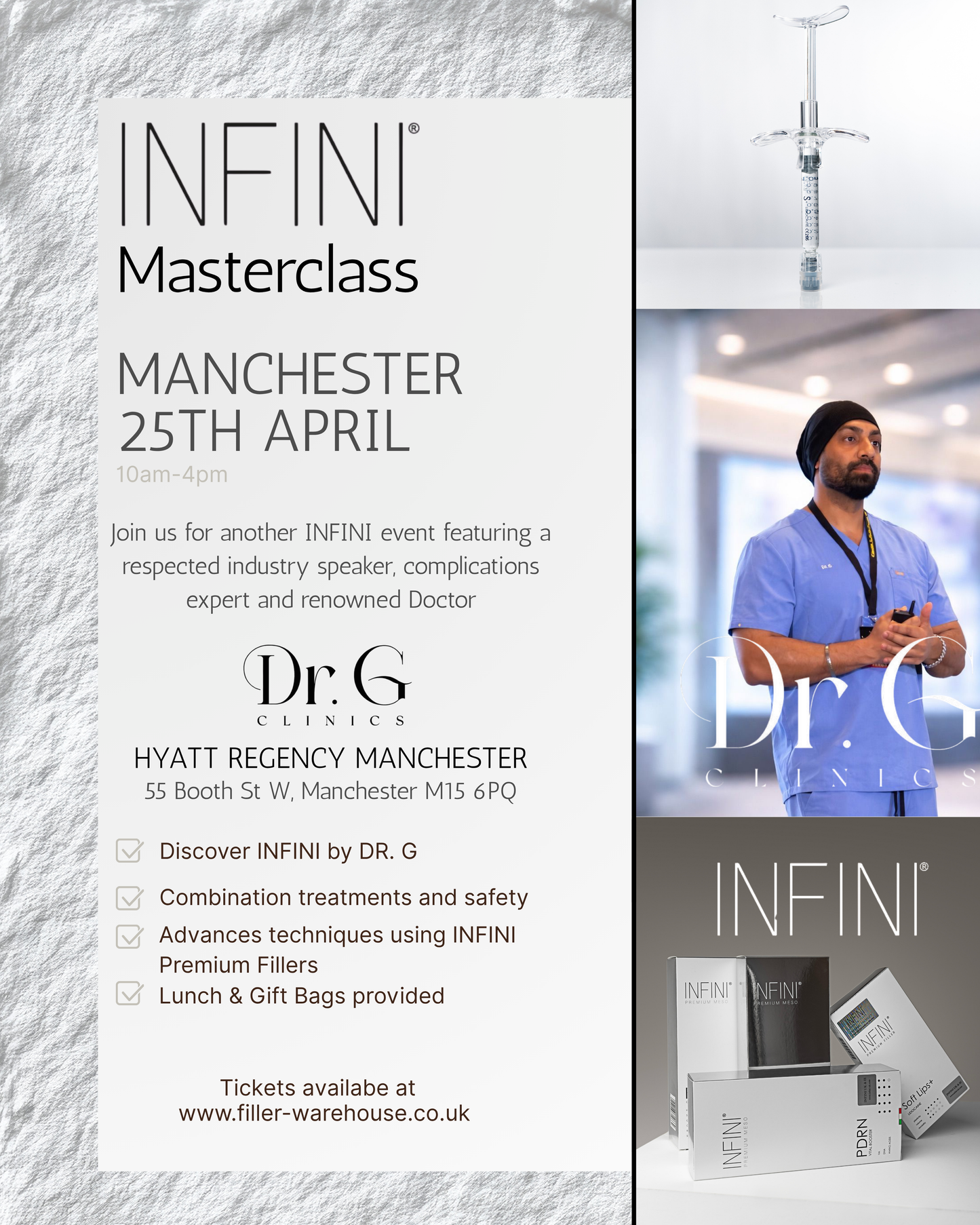INFINI x Dr G Masterclass - Manchester 25.04