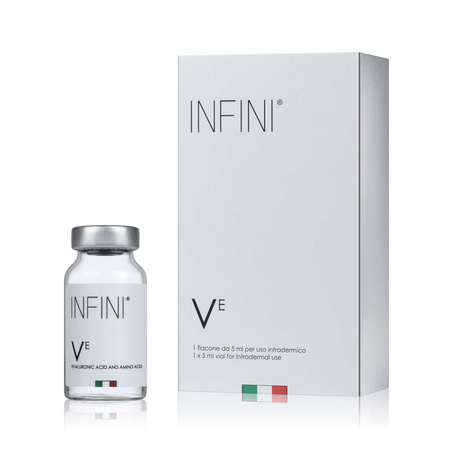 INFINI Ve product and packaging on a white background