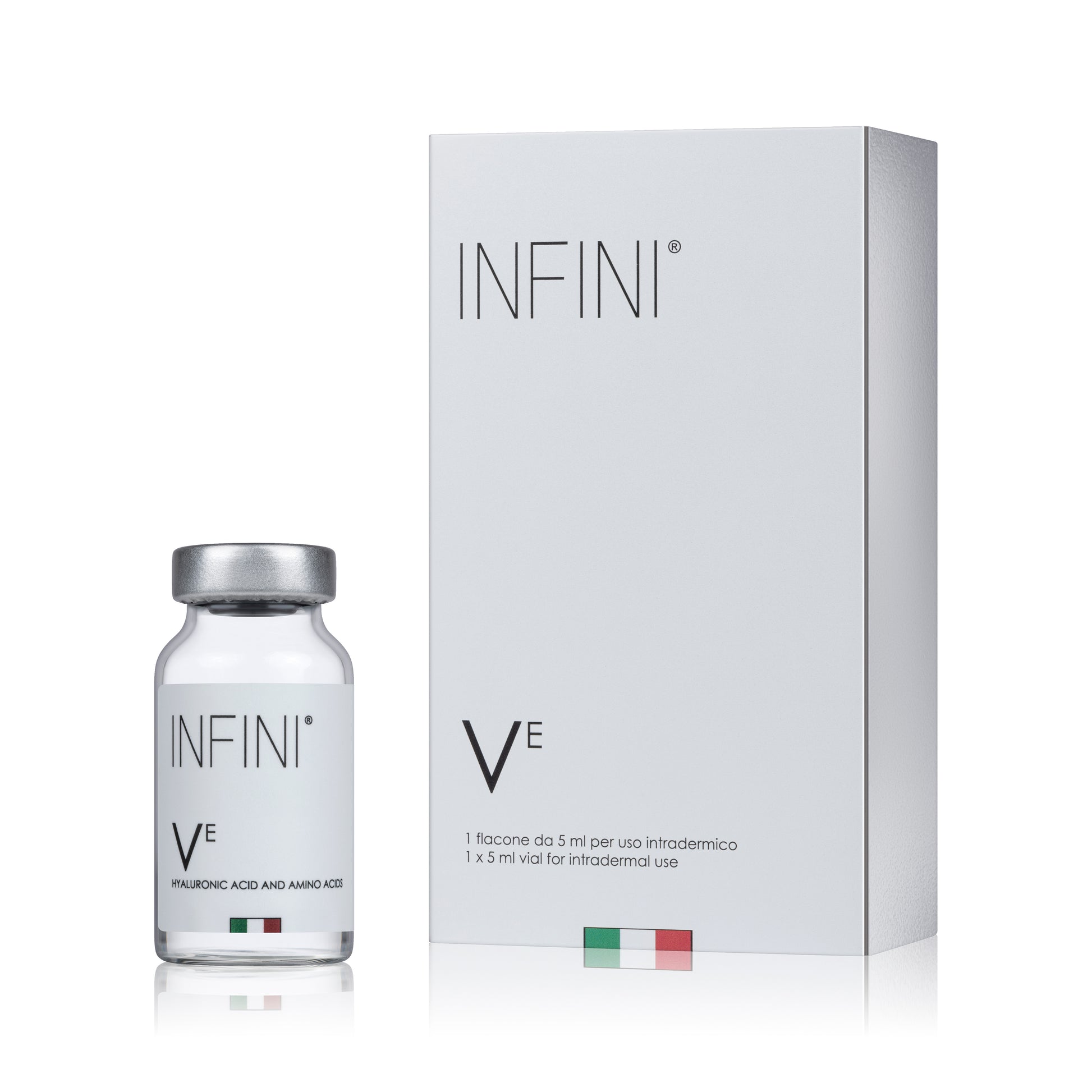 INFINI Ve product and packaging on a white background